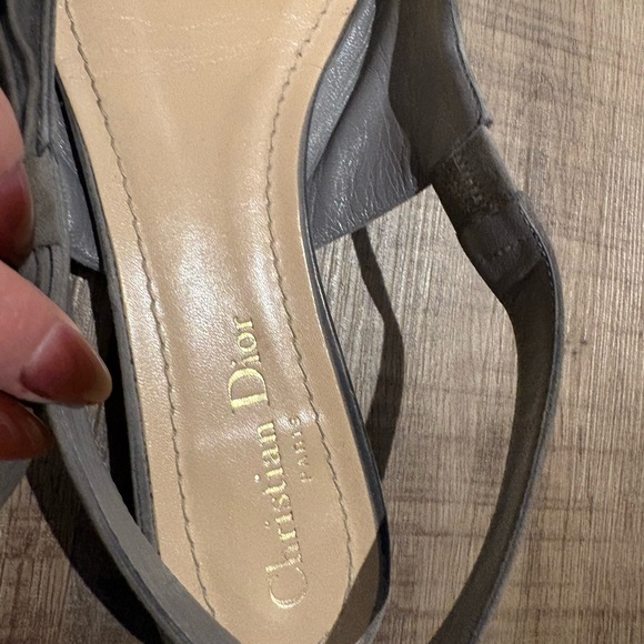CHRISTIAN DIOR PATENT J’ADIOR SLINGBACK FLATS 38 1/2 Women’s 8 - Picture 4 of 6